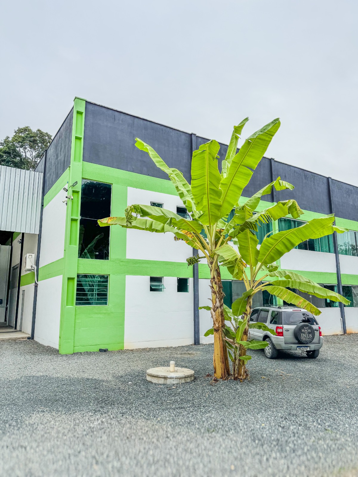 Fachada da fábrica Nacho Factory em Blumenau