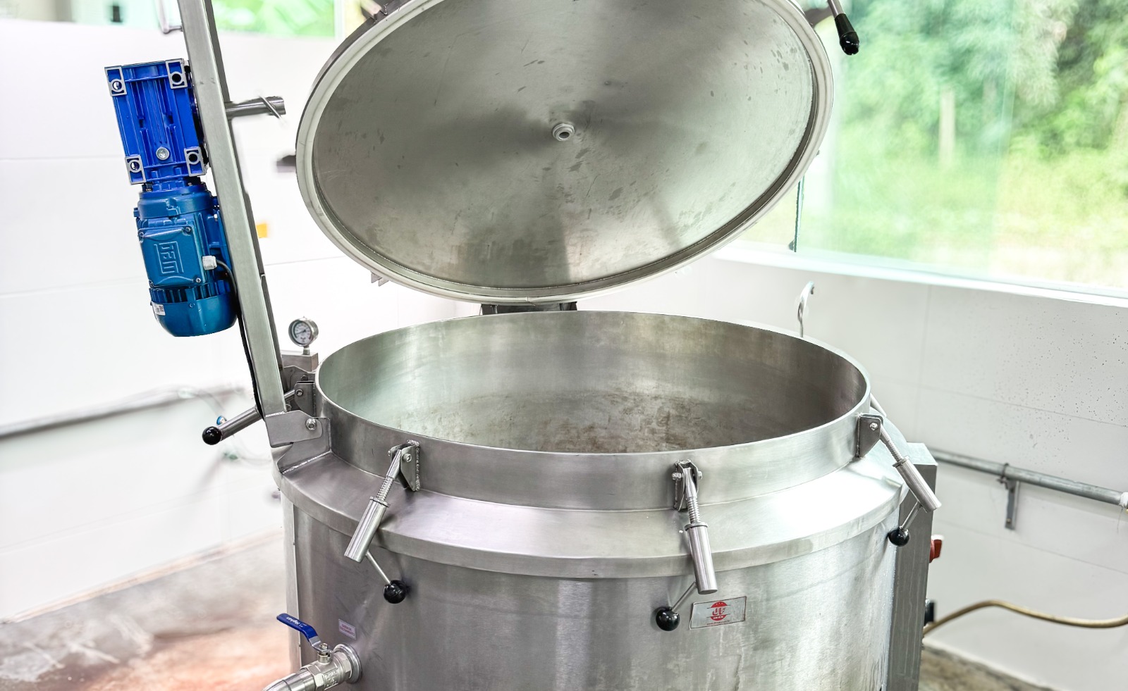 Tacho industrial utilizado na produção de alimentos